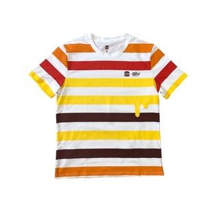 Burger King Dr. Pepper Retro Striped Promo T-Shirt